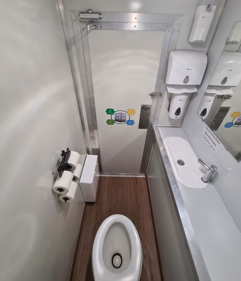 luxury restroom single unit